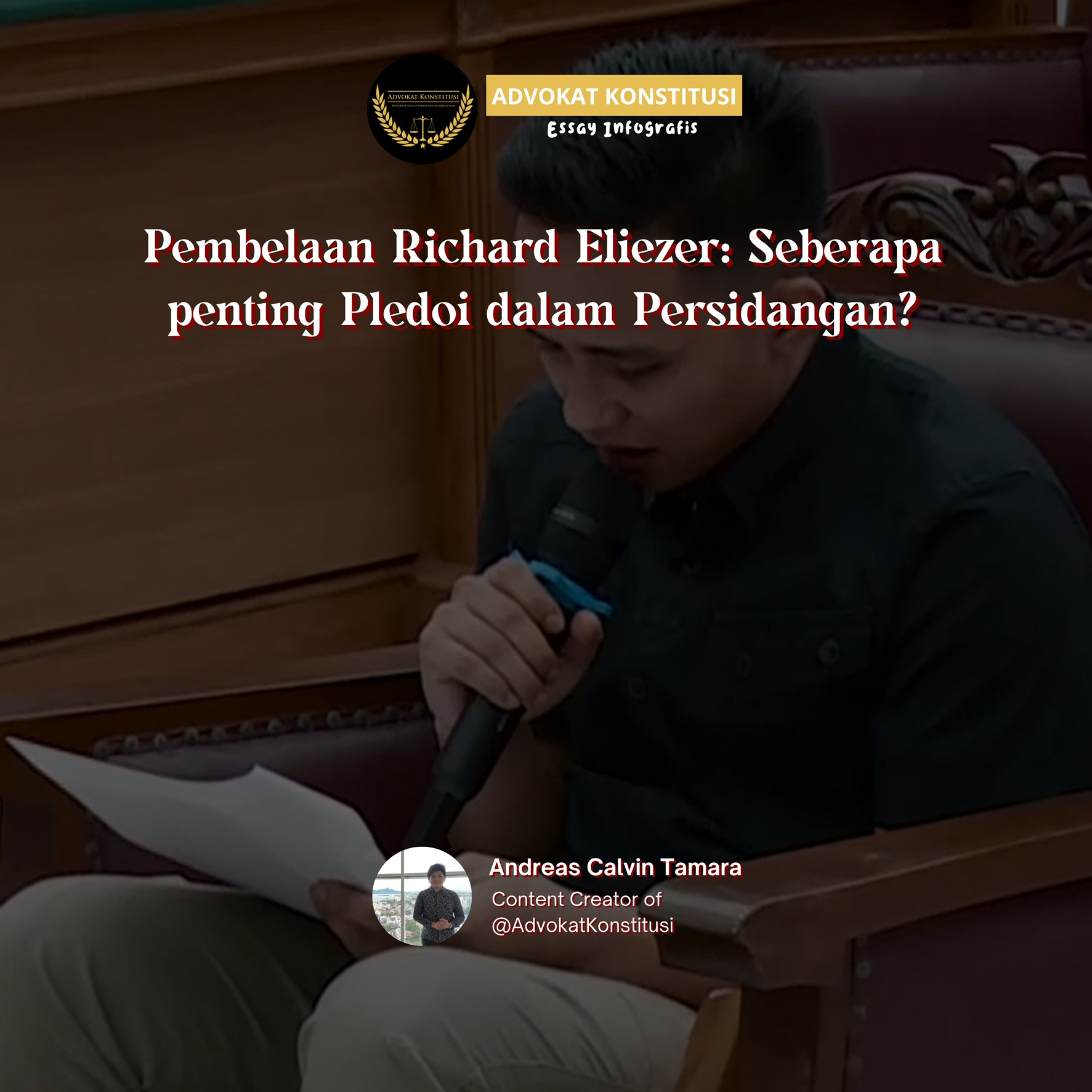 Kedudukan Nota Pembelaan (Pledoi) Dalam Hukum Acara Pidana (Studi Kasus ...